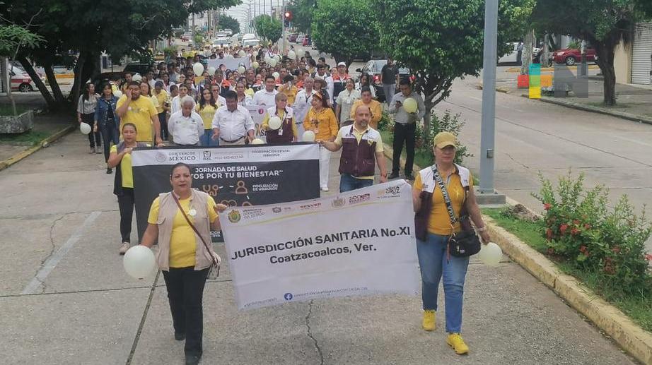 En Coatzacoalcos autoridades marchan para conmemorar el “Día de lucha contra el suicidio”