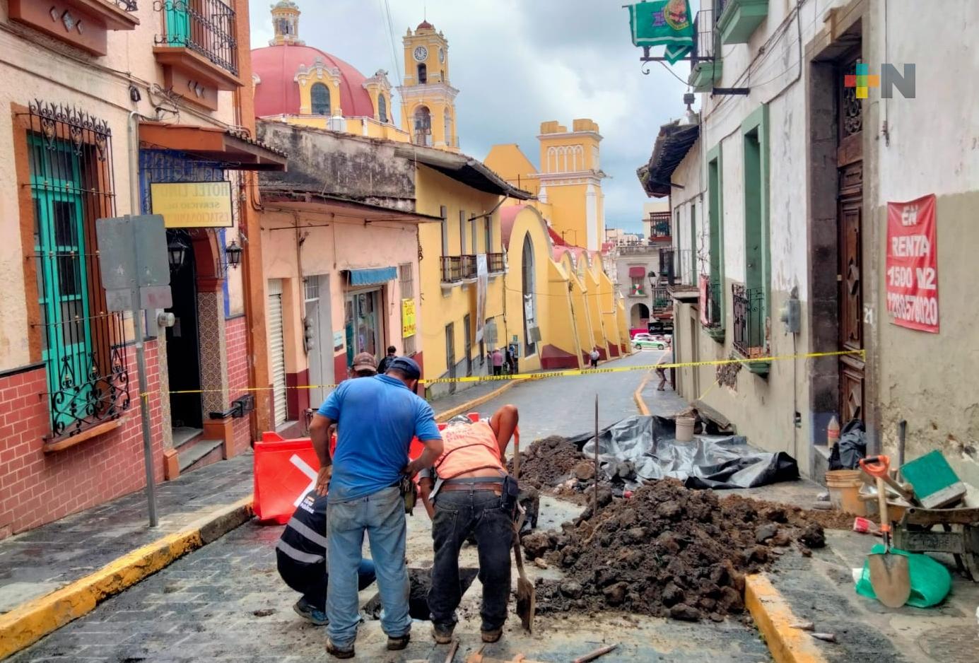 Descubren drenaje pluvial de finales del siglo XIX en Xalapa