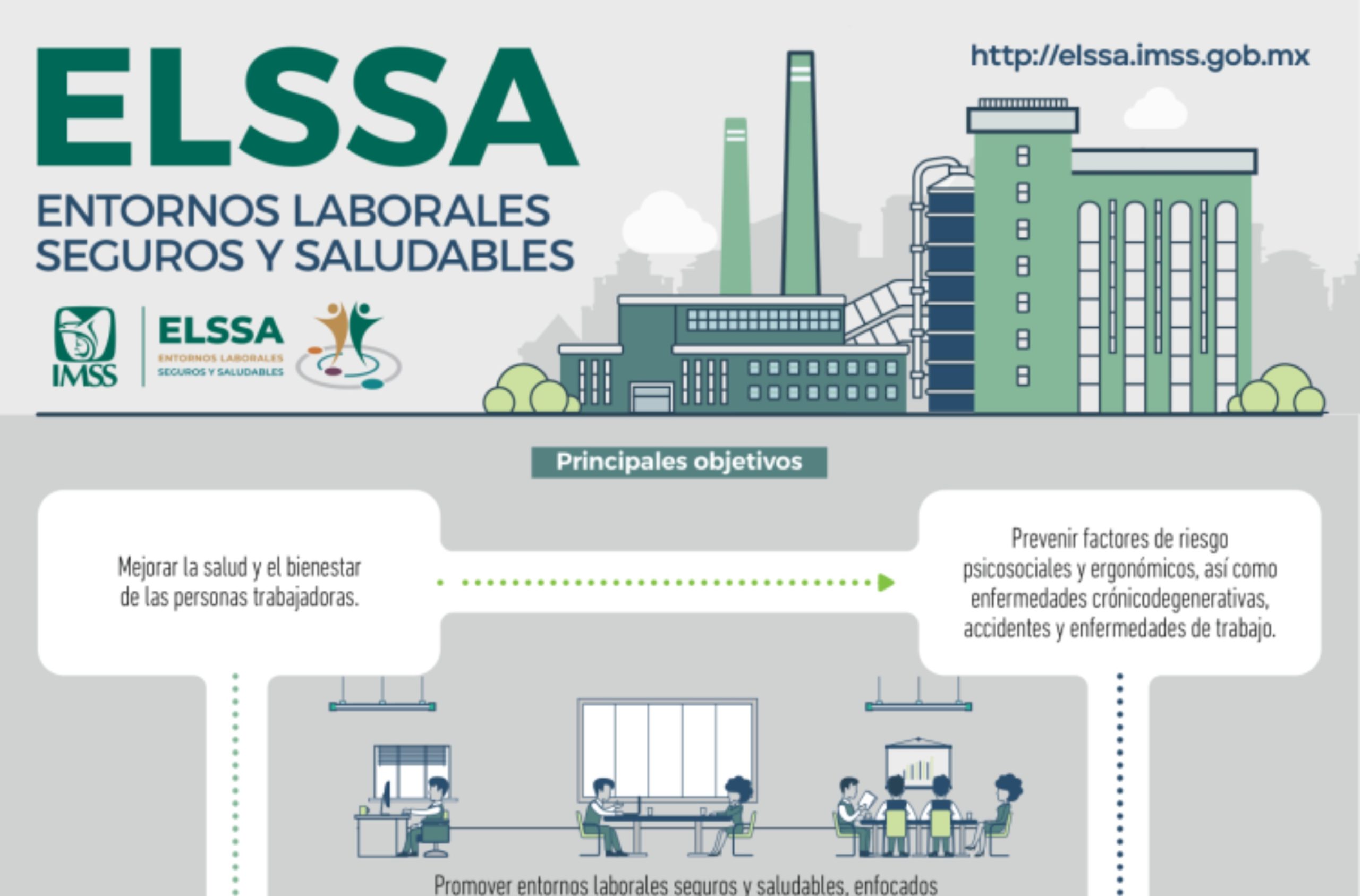 IMSS promueve entornos laborales saludables y seguros