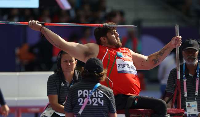 Edgar Fuentes, subcampeón de jabalina en los Juegos Paralímpicos París 2024
