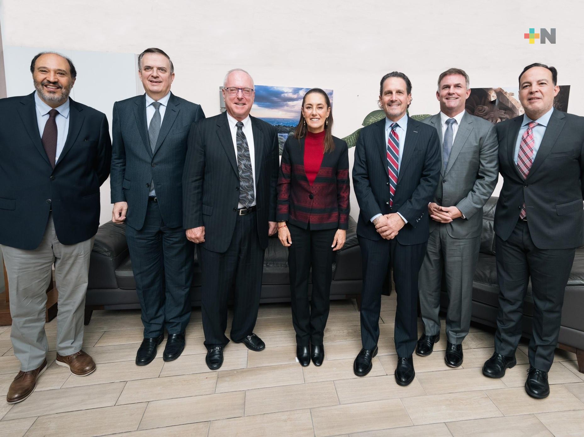 Claudia Sheinbaum se reunió con directivos de la empresa Constellation Brands