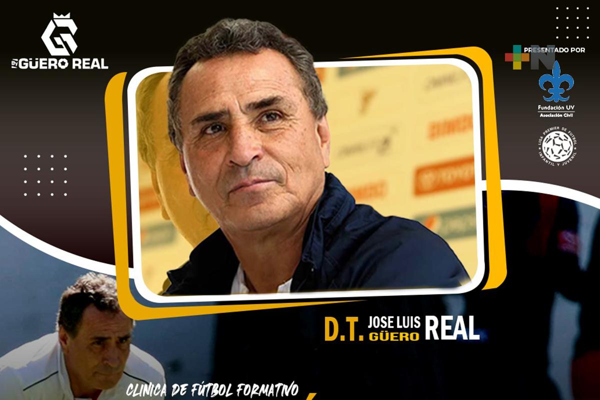 «El Güero» Real brindará taller sobre Futbol Formativo en Xalapa
