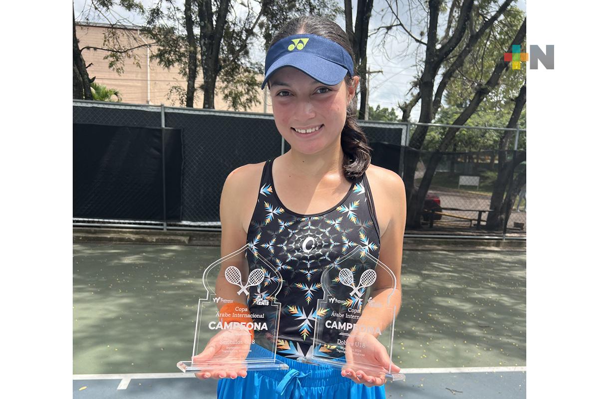 Hanne Estrada es campeona absoluta del J60 de Tegucigalpa