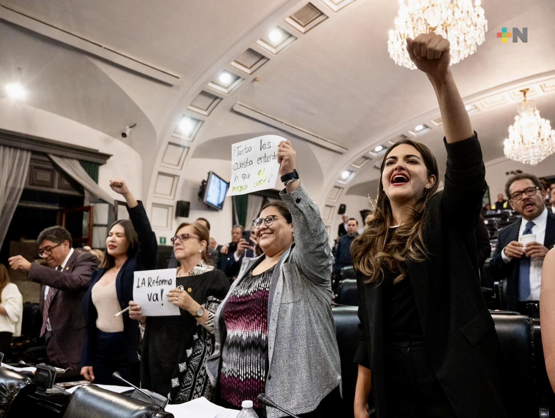 Reforma al Poder Judicial alcanza mayoría calificada en el pleno del Senado de la República