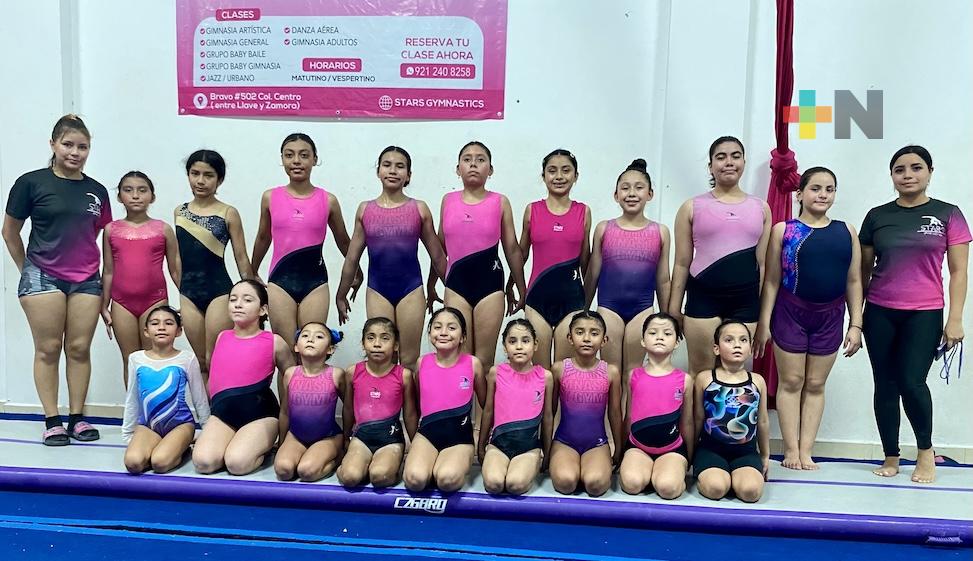 Stars Gymnastics de Coatza competirá en el Campeonato Regional de Gimnasia Artística