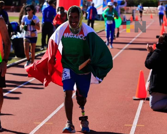Paratleta veracruzano destaca en el «Ultramaratón 24 horas Continental»