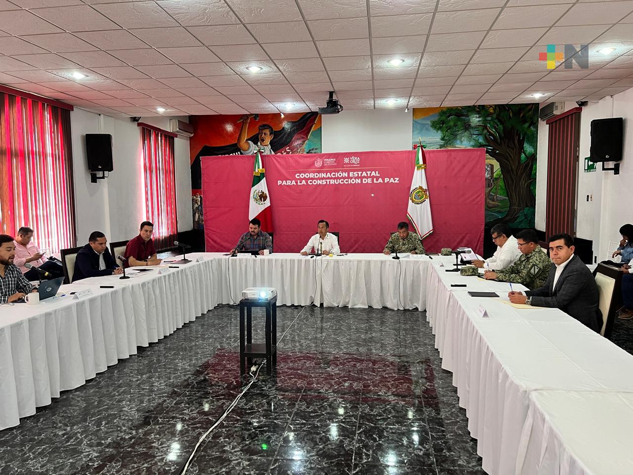 Presenta FGE acciones recientes en Mesa de Coordinación para Construcción de la Paz