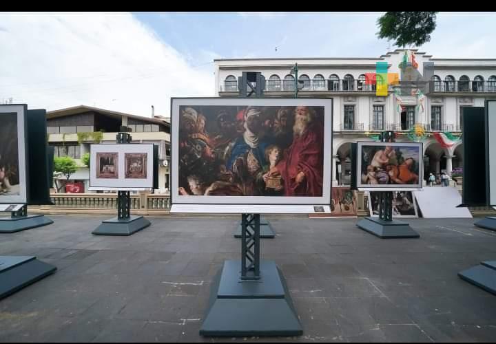 Concluye exposición al aire libre del Museo del Prado en Xalapa