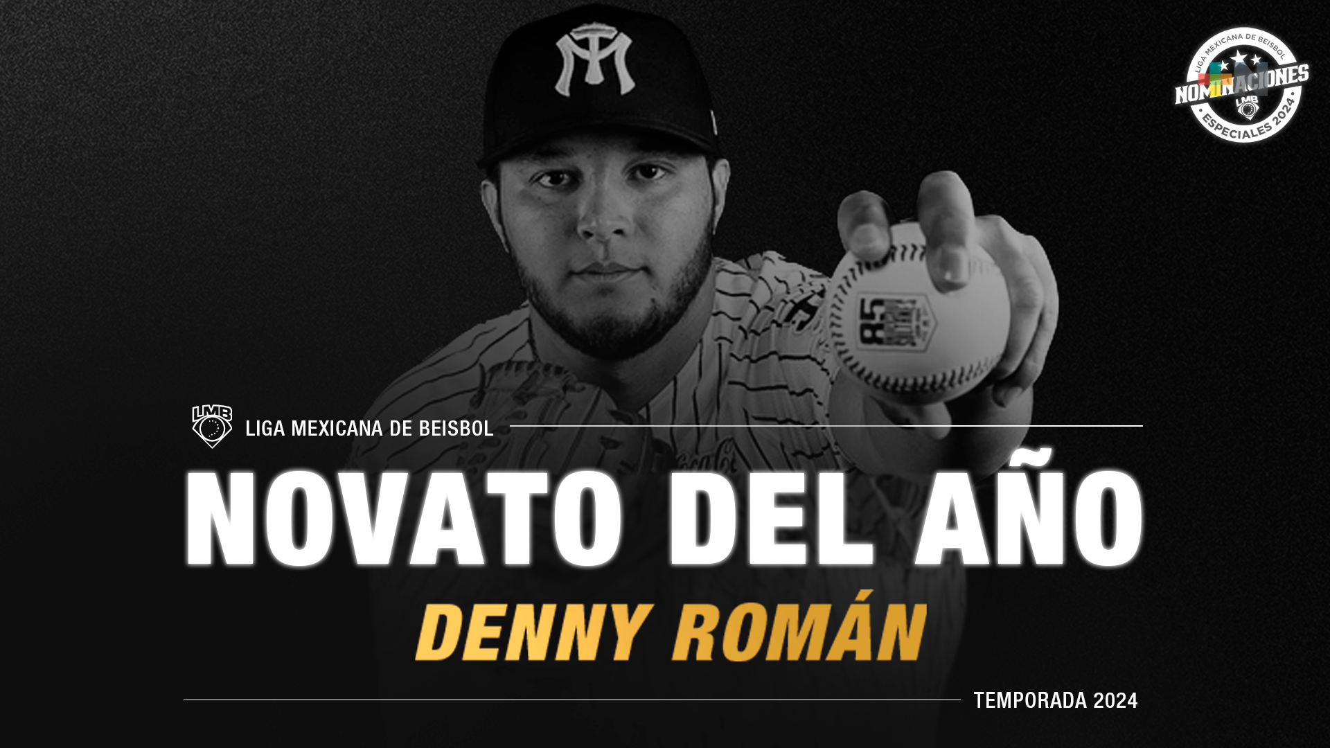 Denny Román es el primer lanzador sultán nombrado el Novato del Año