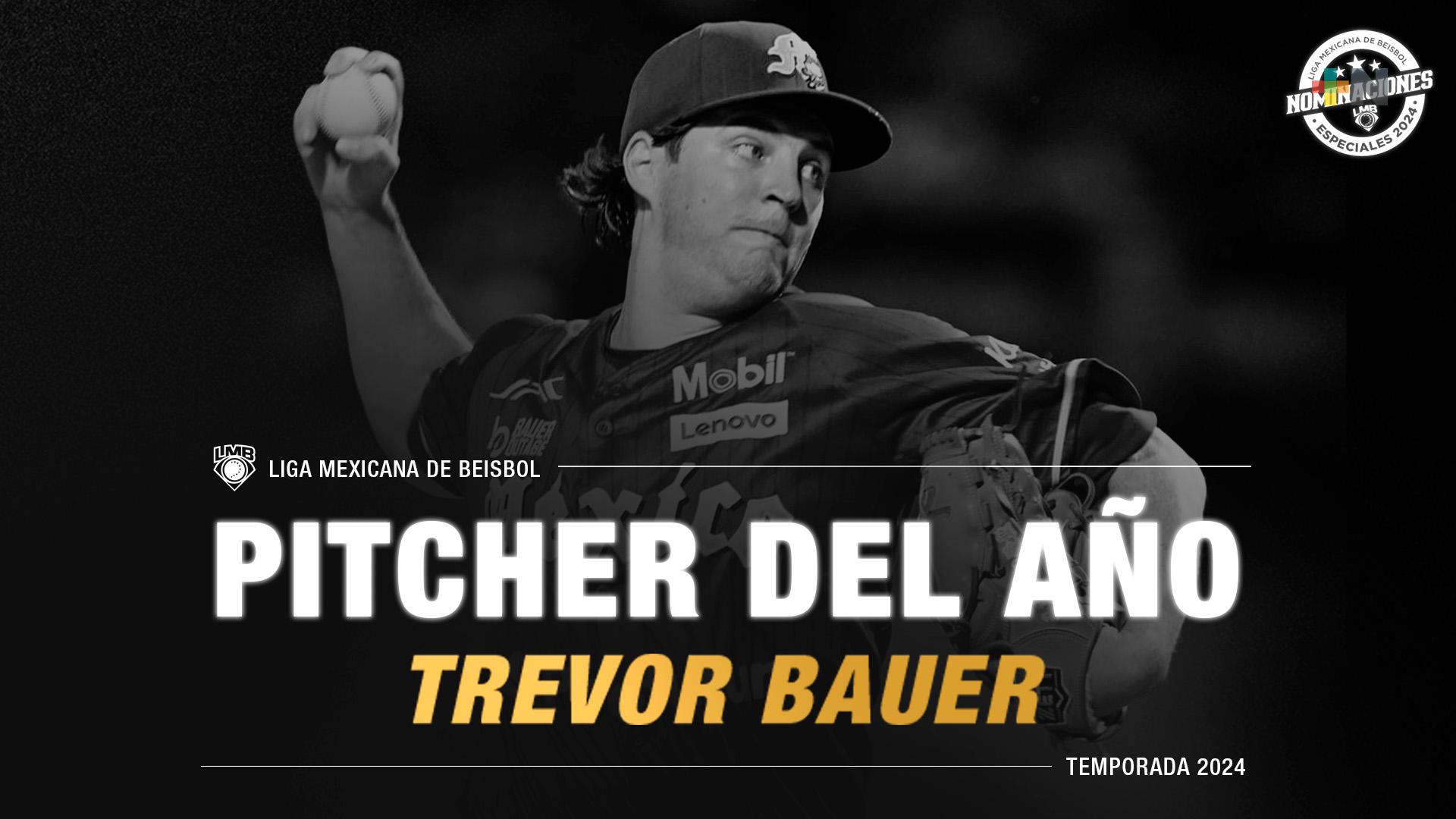 Con una temporada mágica, Trevor Bauer es el Pitcher del Año en LMB