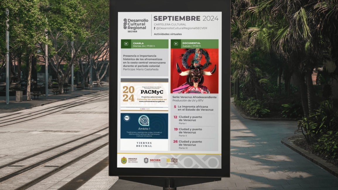 Presenta Secver cartelera virtual de Desarrollo Cultural Regional