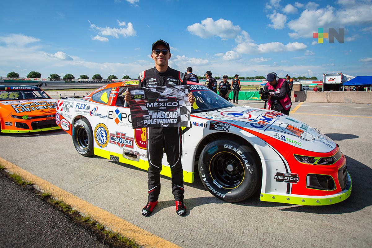 Para Xavi Razo la pole de «Aguascalientes, el Gigante de México 250» de NASCAR México Series