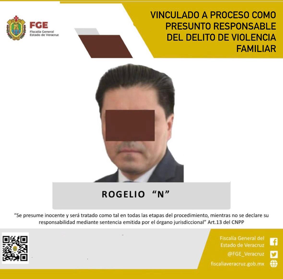 Vinculan a proceso Rogelio “N”, exsecretario de gobierno de Veracruz