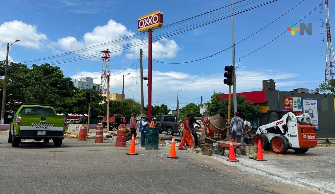 Realizan actos vandálicos contra semáforos de Coatzacoalcos