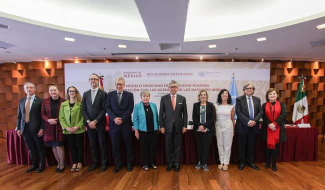 SRE y ONU México firman proyectos para impulsar y fortalecer Modelo Mexicano de Movilidad Humana