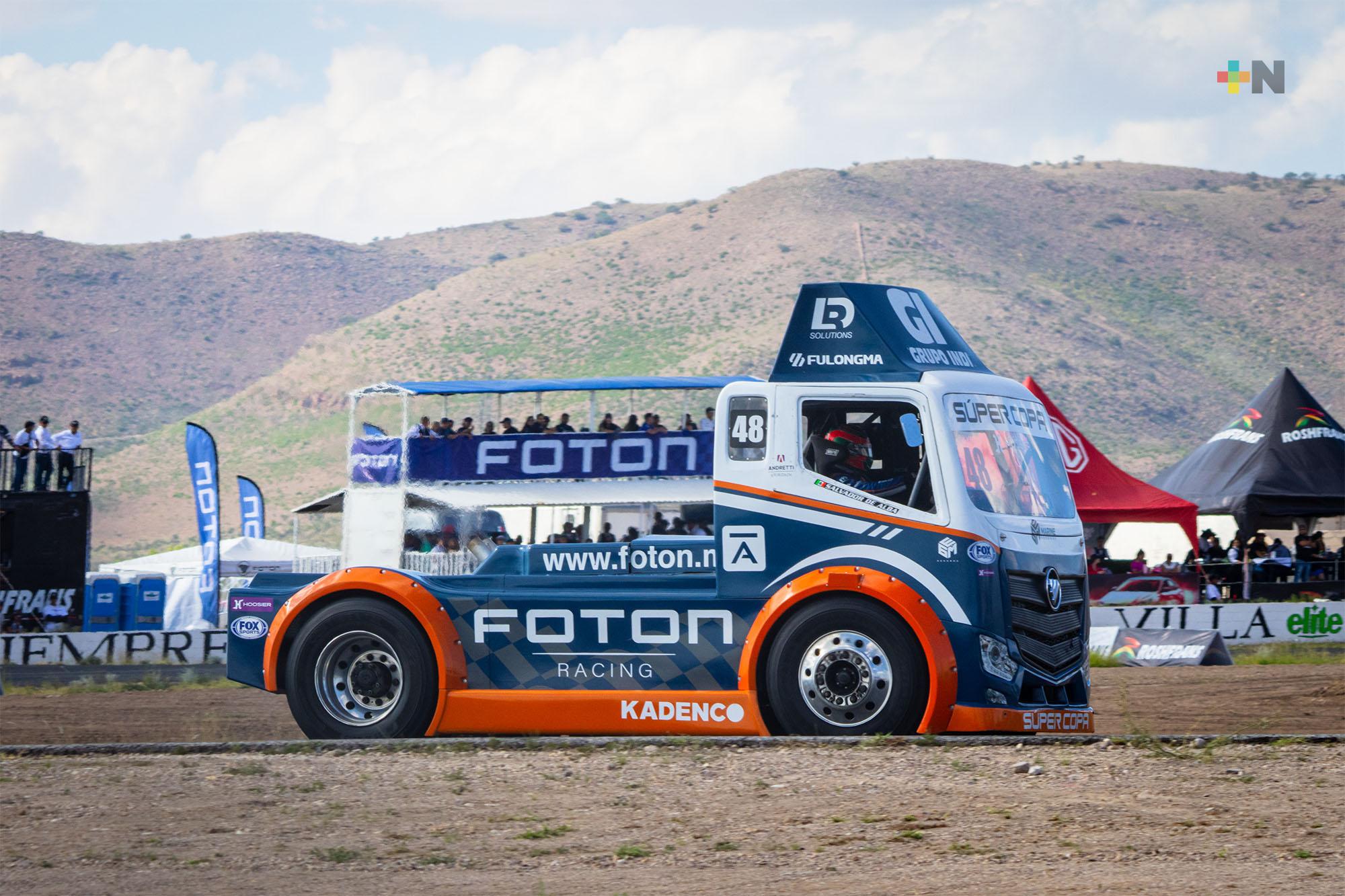 Salvador de Alba Jr. tomó el podio de los Tractocamiones junto al Andretti-Jourdain