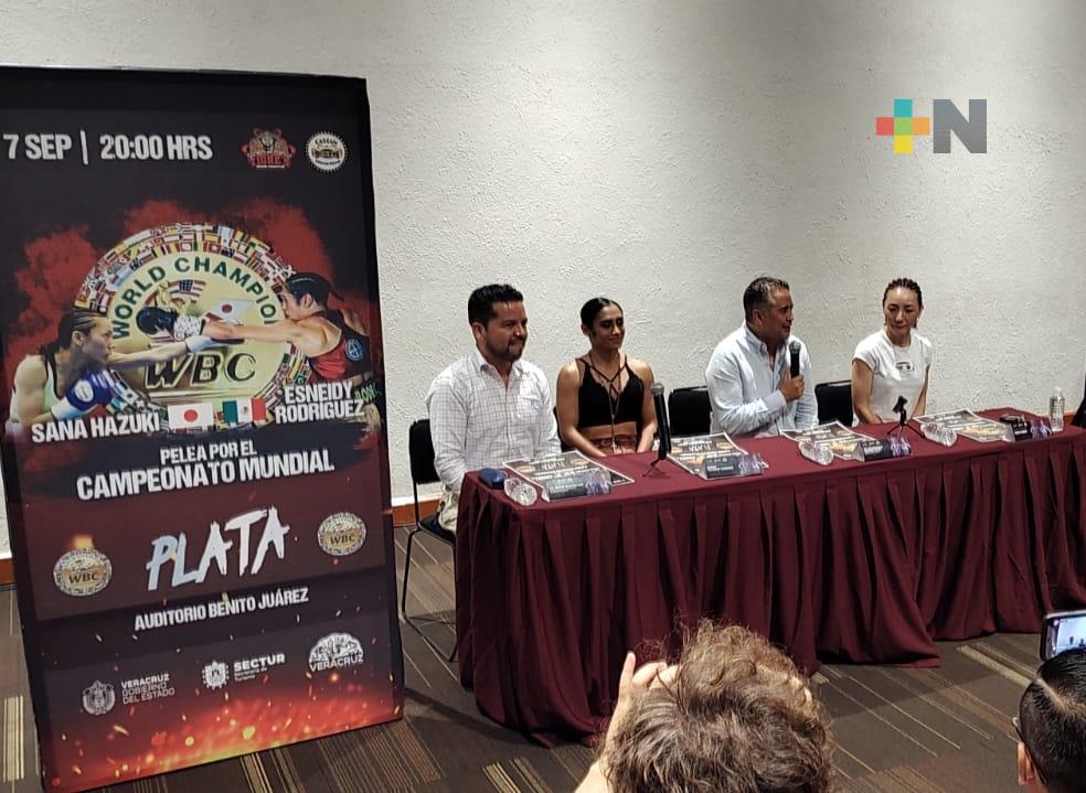 Sectur anuncia campeonato mundial de box en auditorio de Veracruz puerto