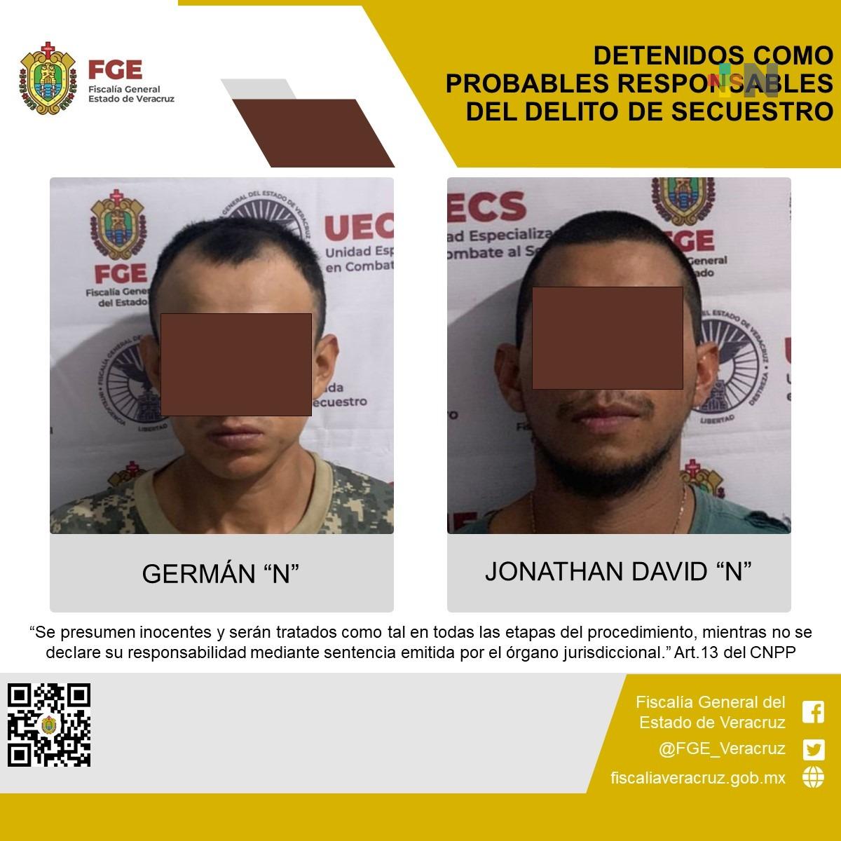 FGE vinculará a proceso a dos secuestradores; uno detenido en flagrancia