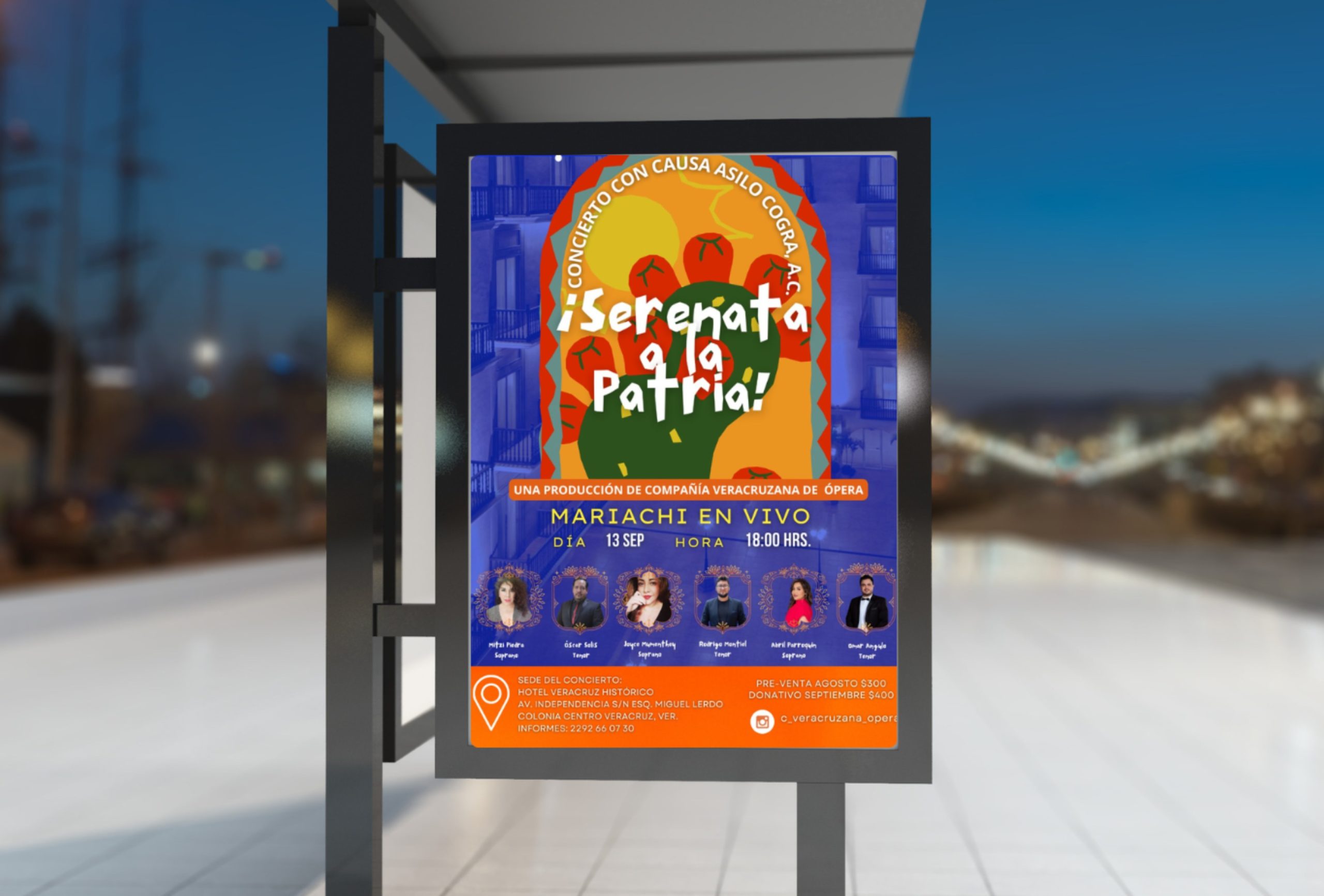 Habrá «Serenata a la patria» en beneficio del asilo Cogra de Veracruz