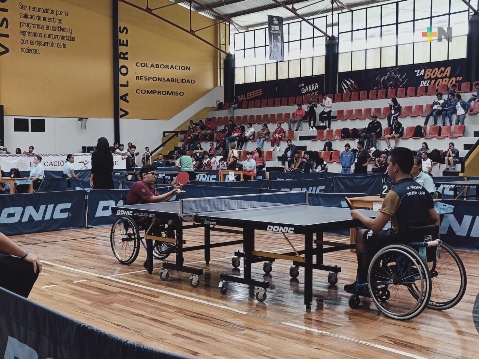 Cierra Veracruz su participación en el Para Tenis de Mesa