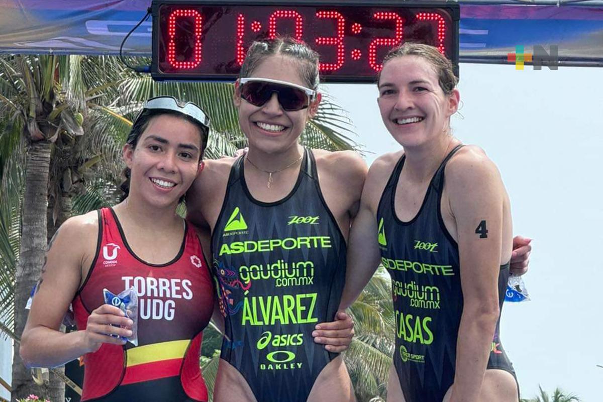 Ganadores del Triatlón AsTri en Boca del Río