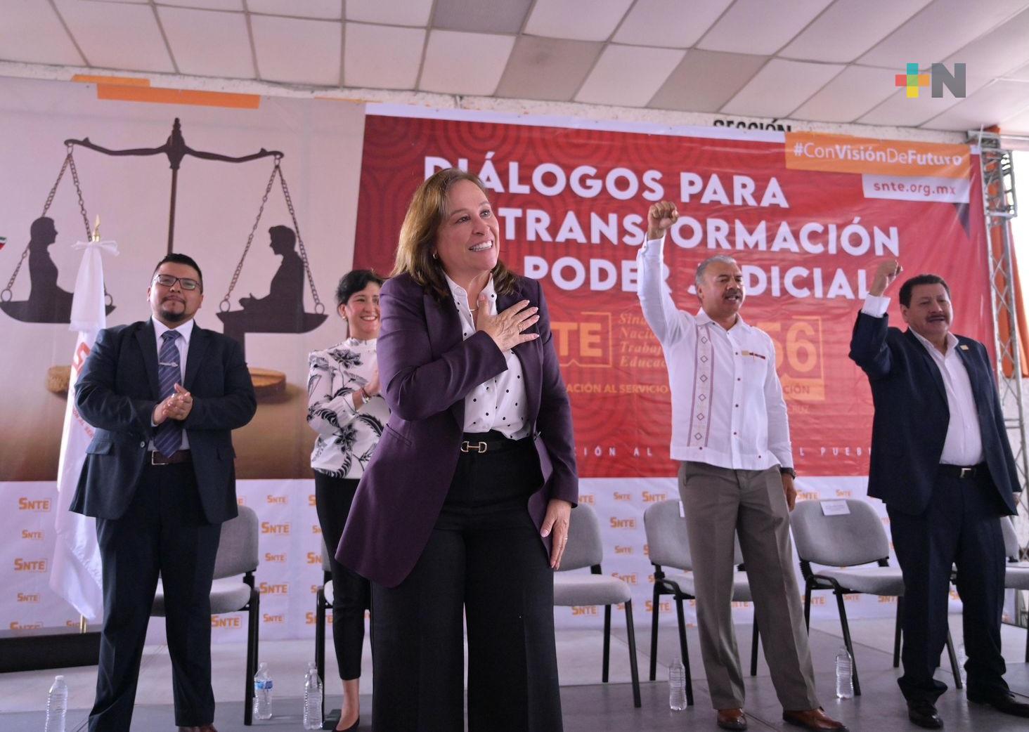 Los maestros, factor fundamental en la reforma al Poder Judicial: Rocío Nahle