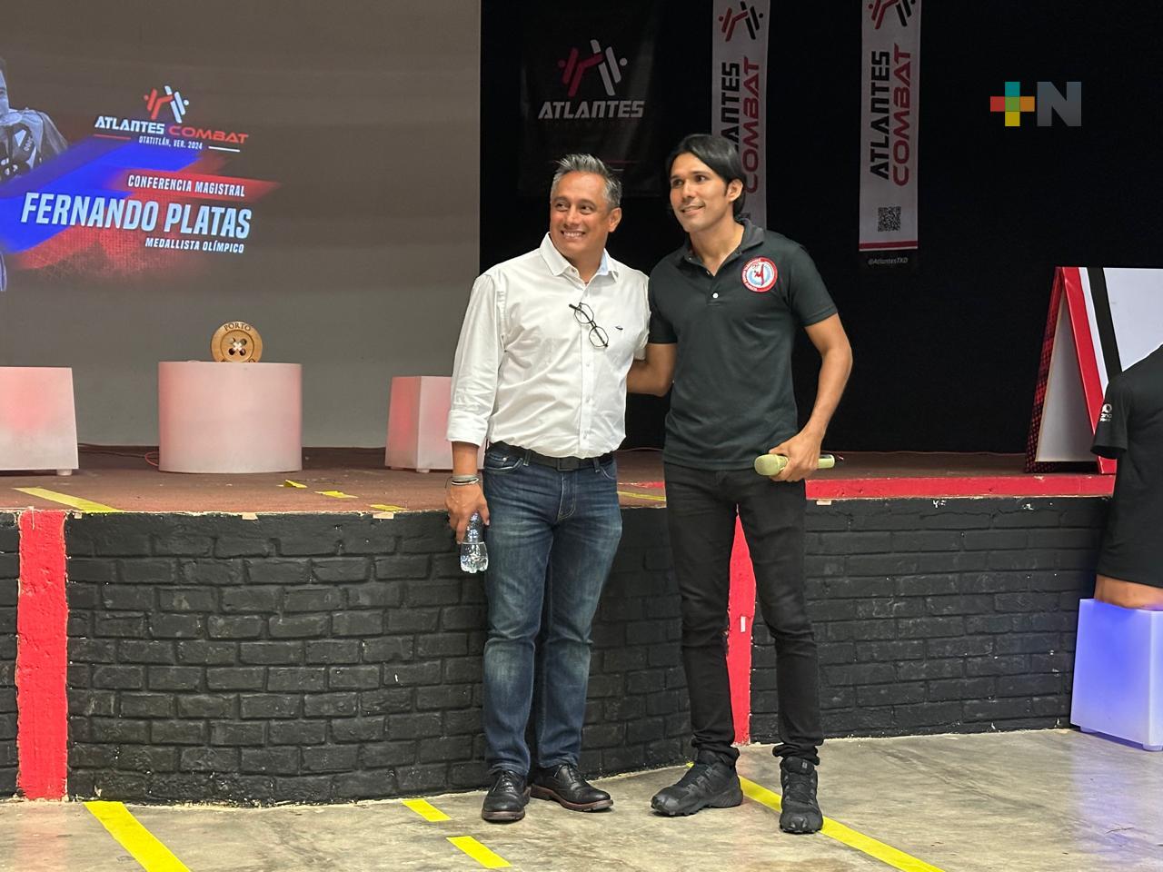 Fernando Platas brindó conferencia magistral previo al Open Taekwondo Atlantes Combat