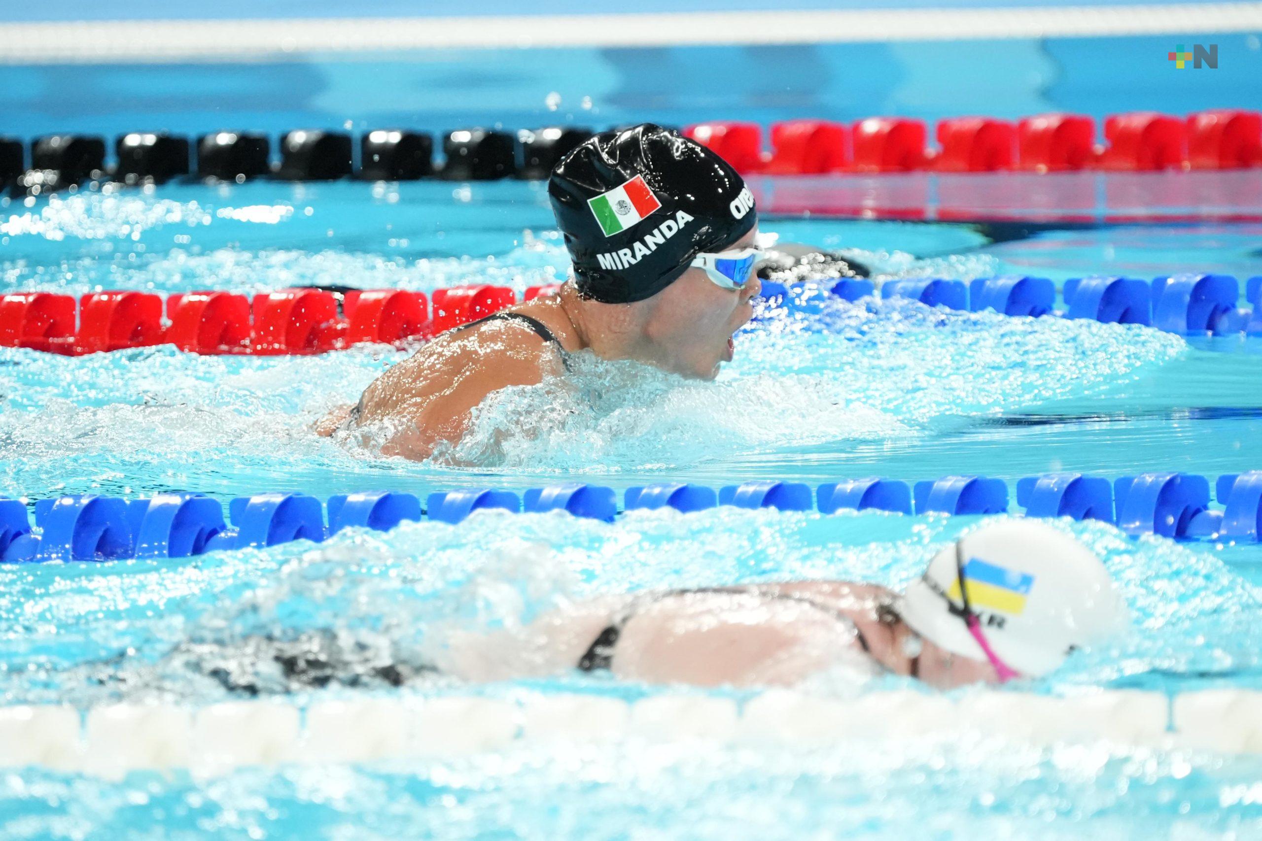 Nely Miranda se ubicó en séptimo lugar en la final de los 50 metros pecho en París 2024