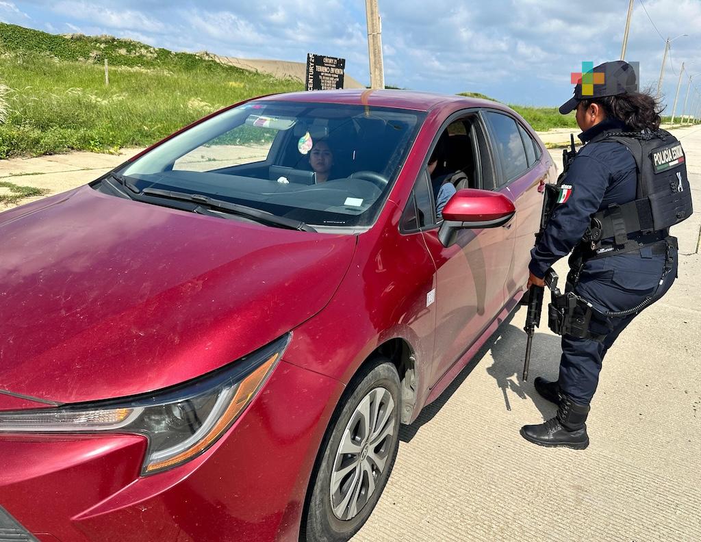 Rinde frutos Operativo Refuerzo Coatzacoalcos, en cinco meses realiza SSP más de 100 mil revisiones