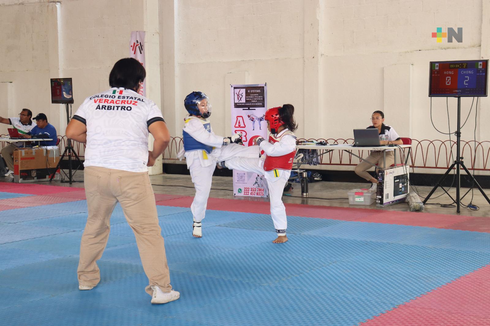 Realizan exitoso Open Taekwondo Atlantes Combat, en Otatitlán