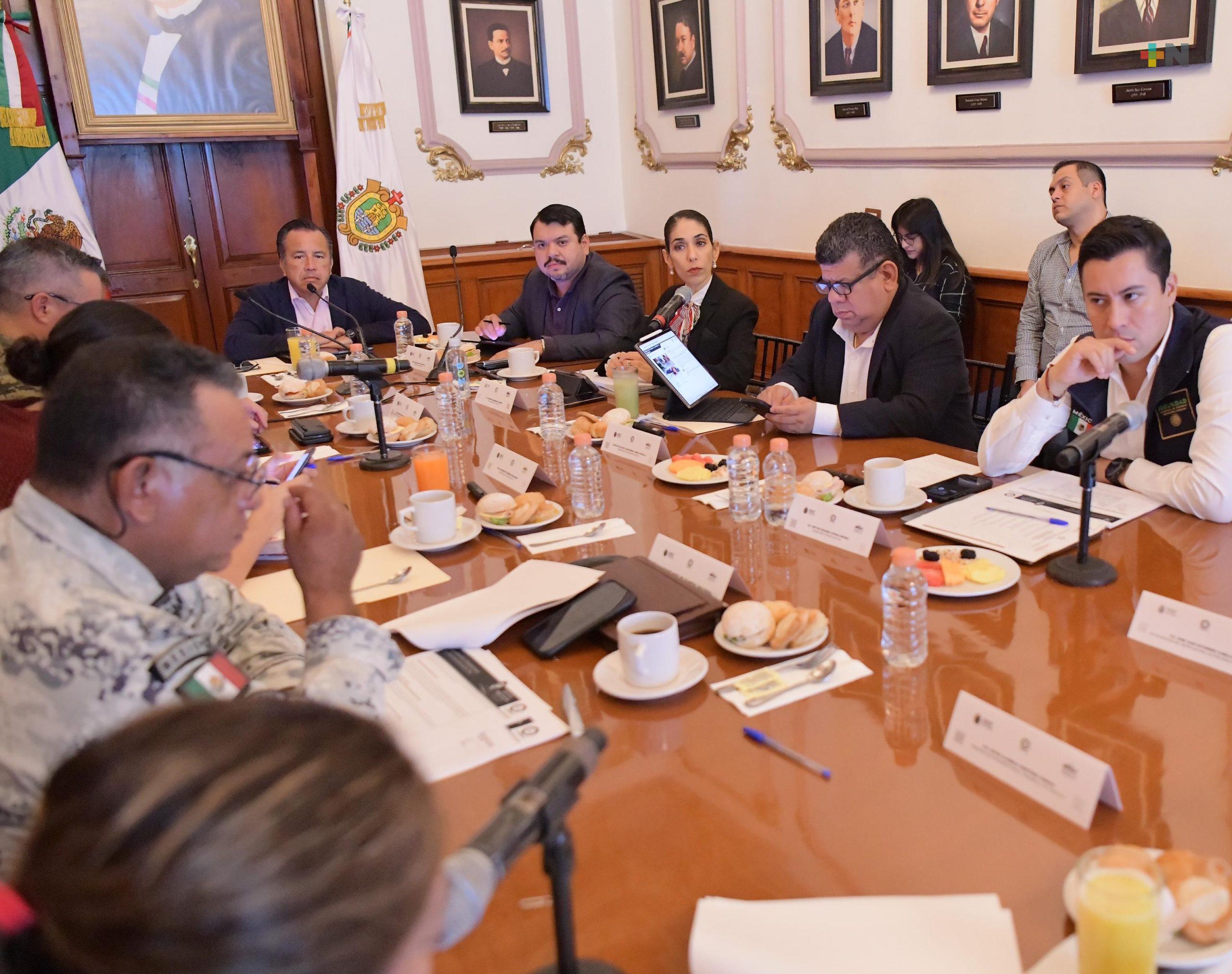 Mesa para Construcción de la Paz sesiona en Palacio de Gobierno