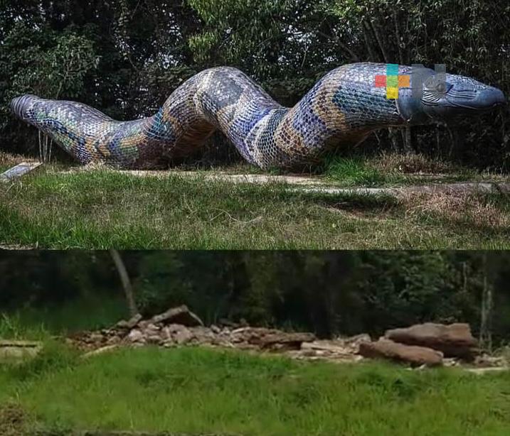 Constructora fue la responsable de demolución de escultura «Coatl» en parque Natura