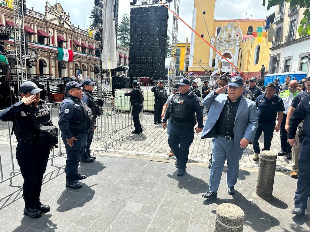 Supervisa Secretario de Seguridad Pública Operativo de fiestas patrias en Xalapa