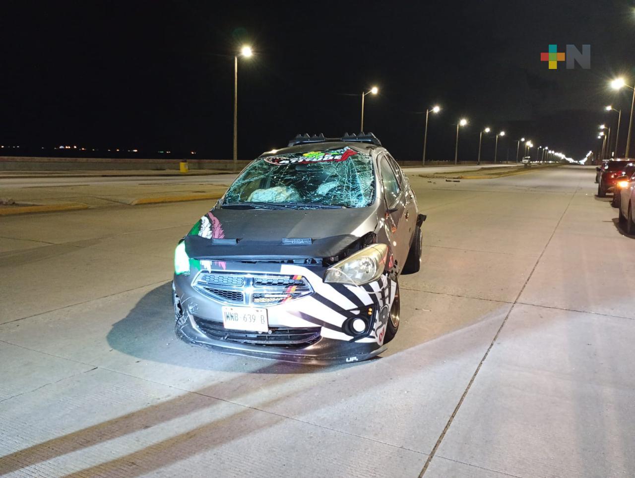 Accidentes se presentan en malecón costero de Coatza, previo a fiestas patrias