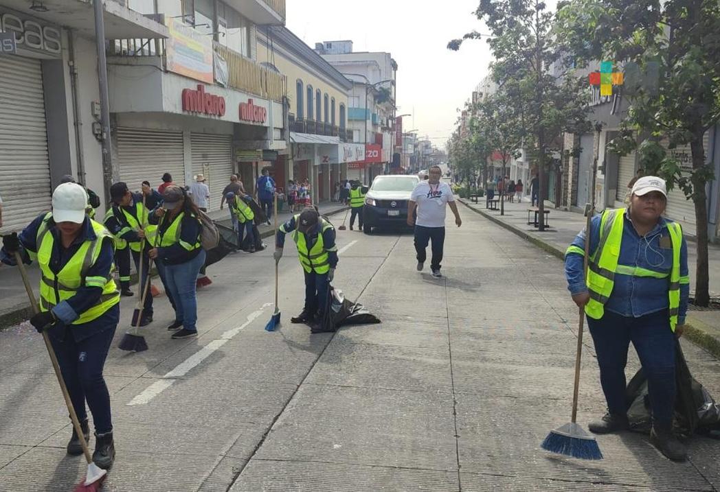 Tras celebraciones, esfuerzo y trabajo de limpia pública se ve reflejado en Córdoba