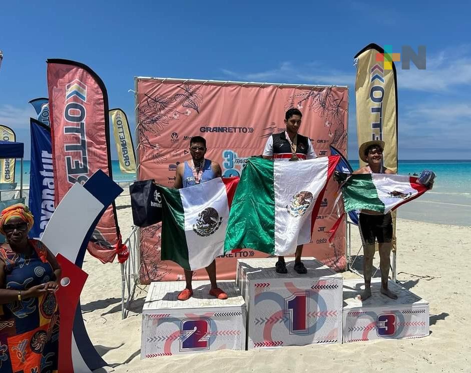 Triunfan veracruzanos en Aguas Abiertas de Varadero, Cuba