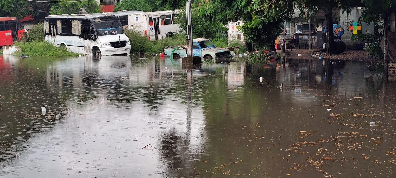 Inundadas colonias Pocitos y Rivera de  la ciudad de Veracruz