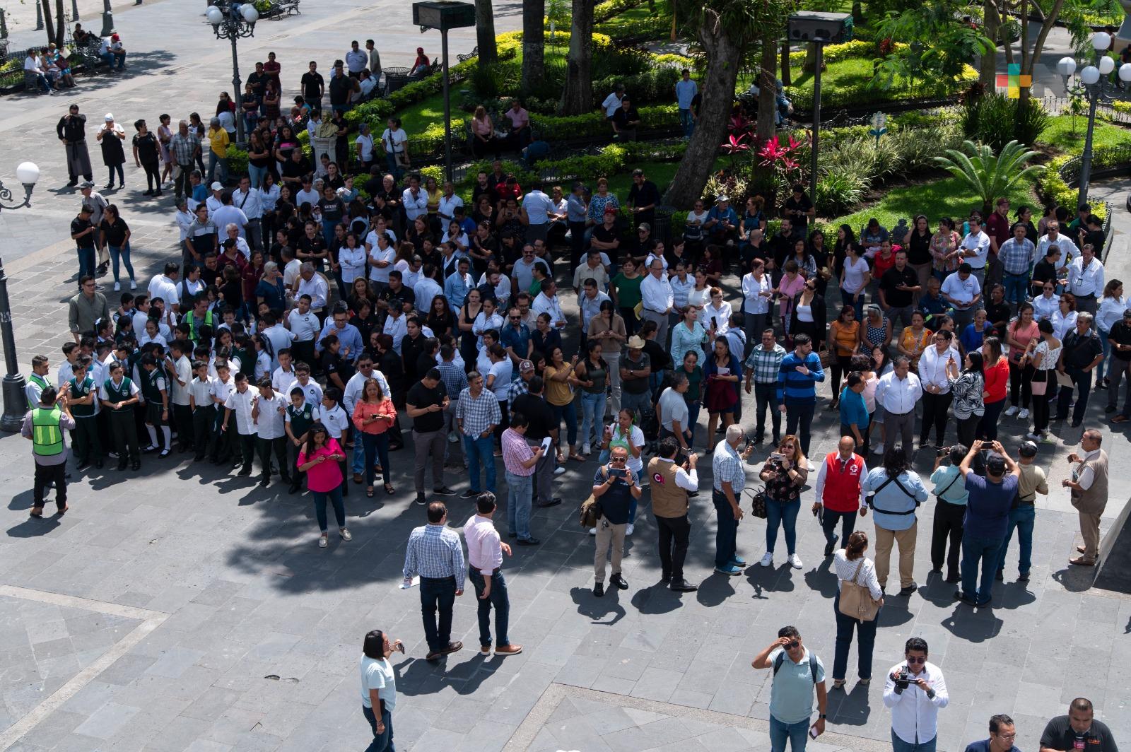 Realizan en Córdoba simulacro con hipótesis de sismo