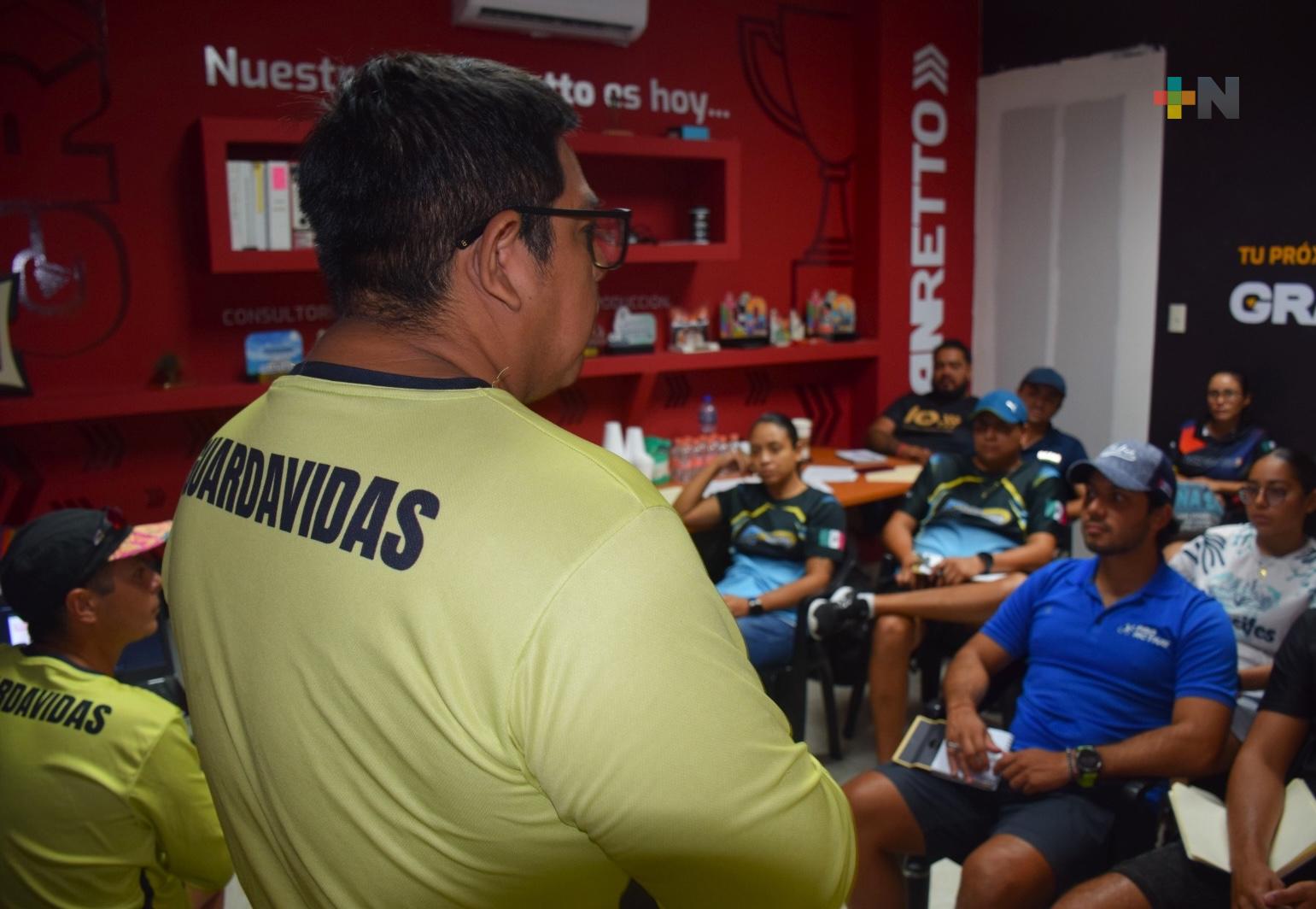 Brindan certificación de Guardavidas profesionales en Veracruz