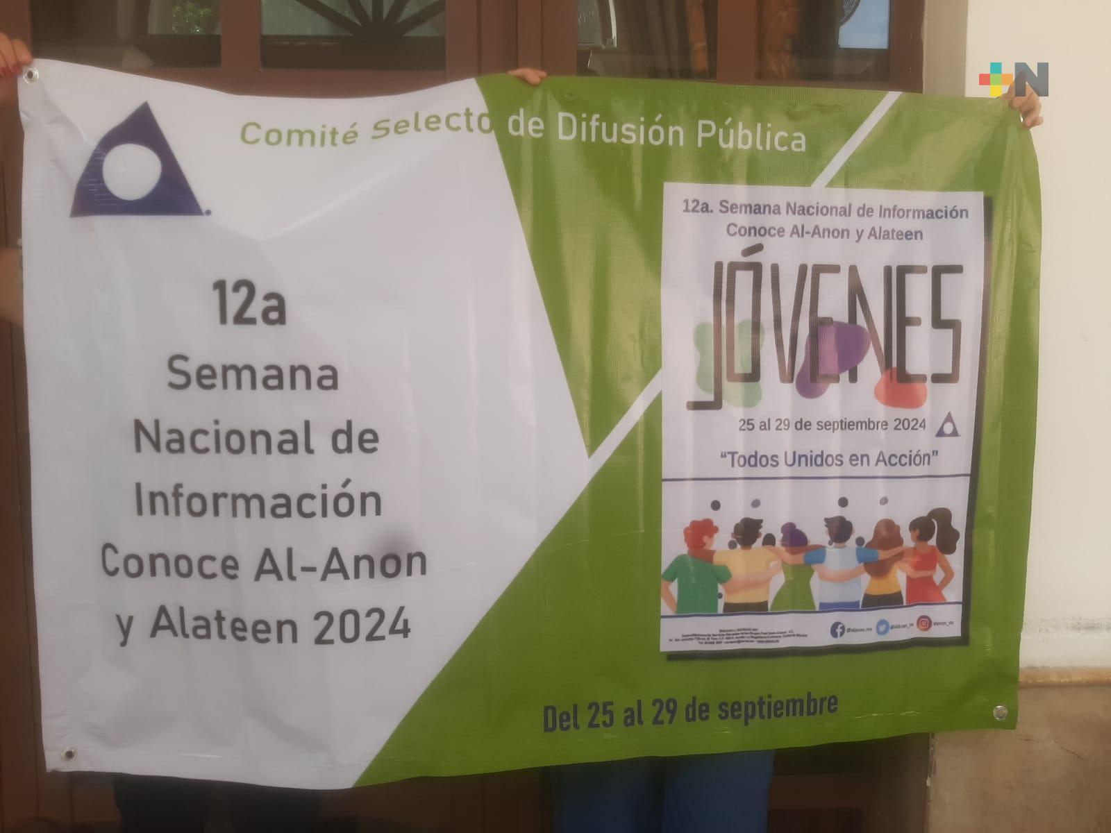 Semana para promover grupos de ayuda a familiares de alcohólicos
