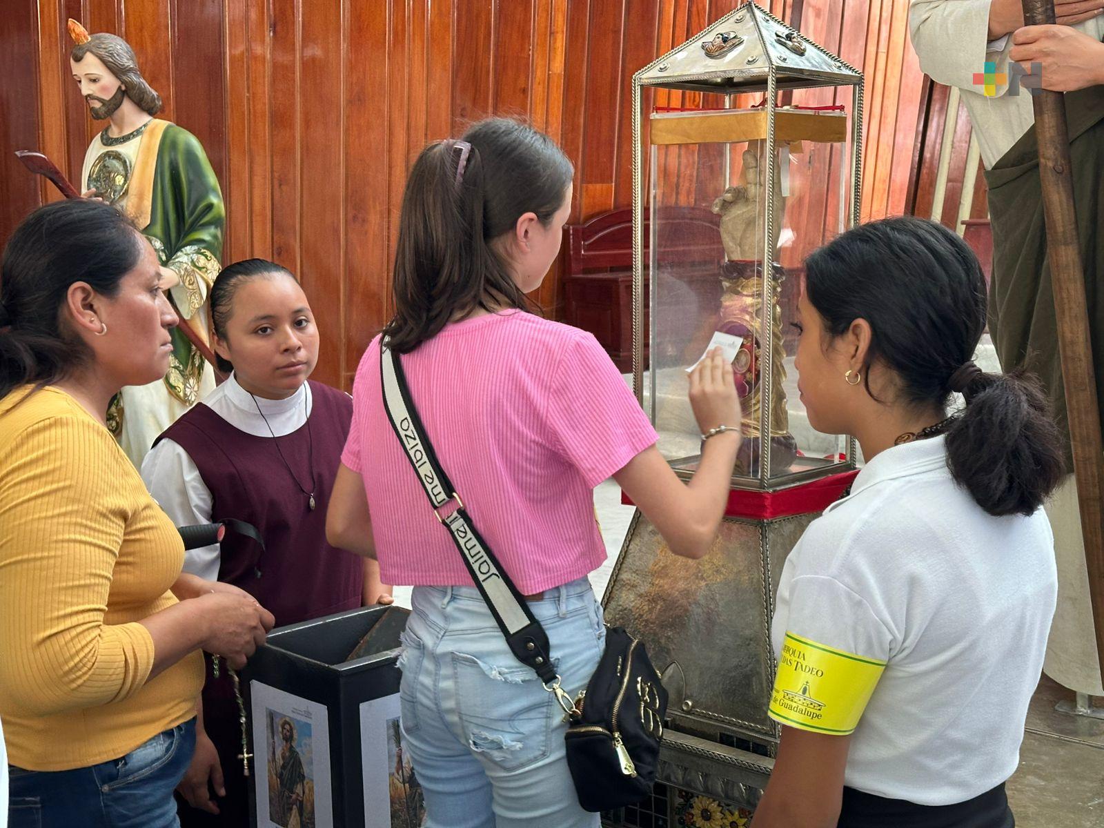Católicos se preparan para recibir reliquias de San Judas Tadeo en Martínez de la Torre