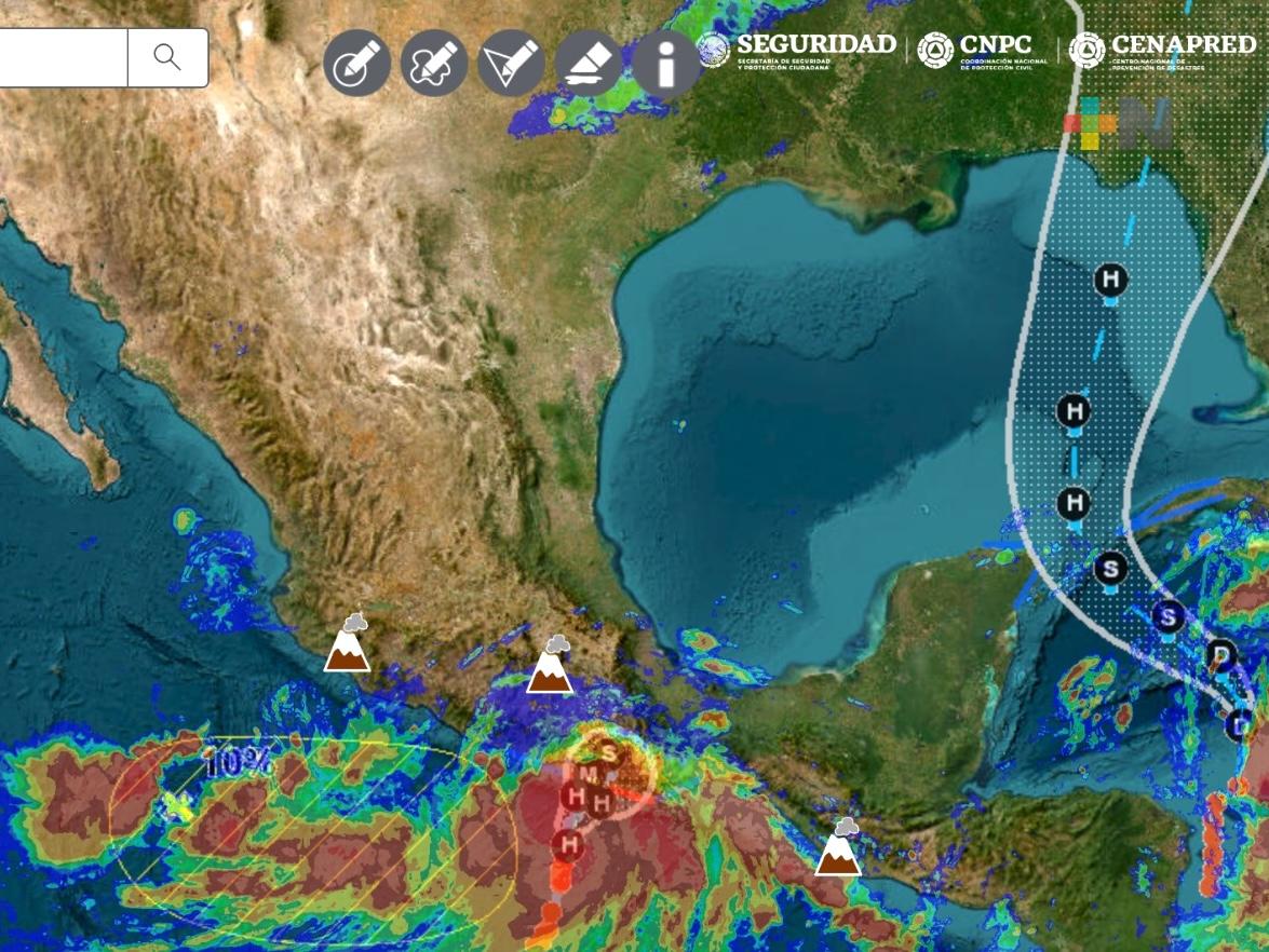 Reactiva SIAT-CT Alerta Azul para Veracruz por huracán John