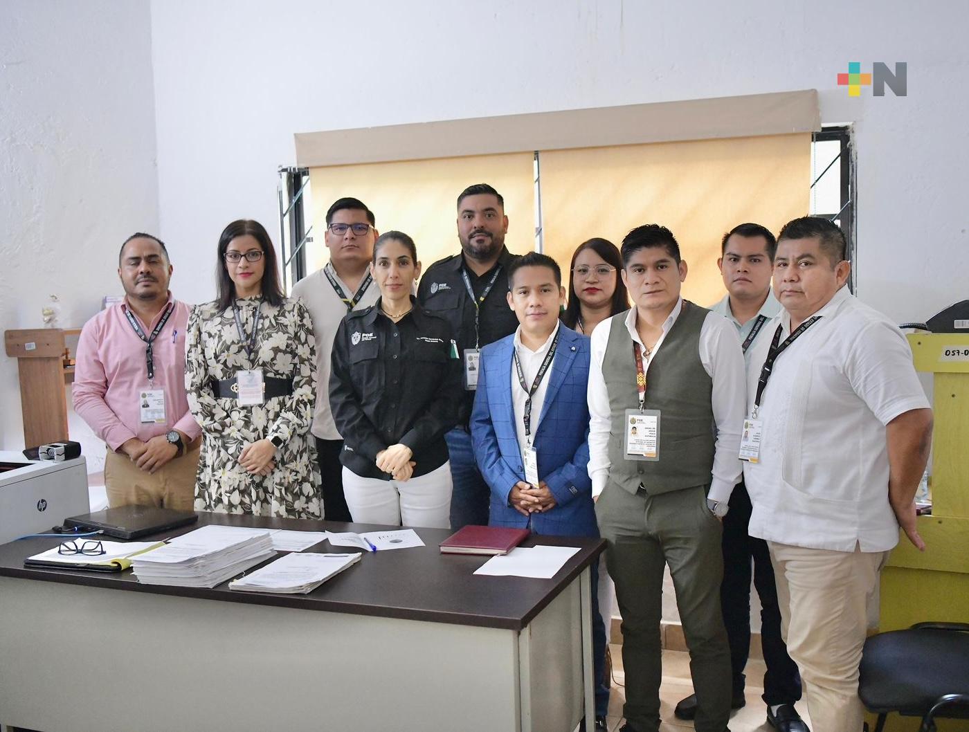 Fiscal general visita la Subunidad de Procuración de Justicia en Naranjos Amatlán
