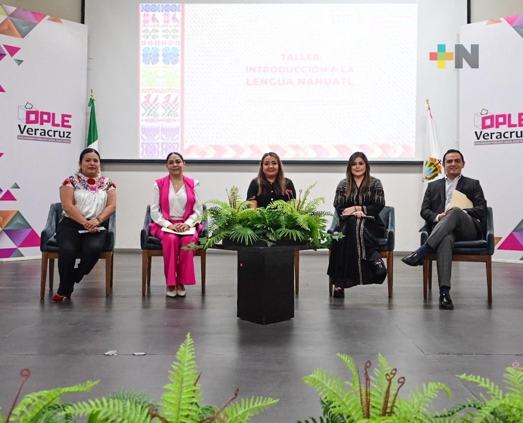 OPLE Veracruz capacita a funcionarios con el Taller introducción a la lengua náhuatl”