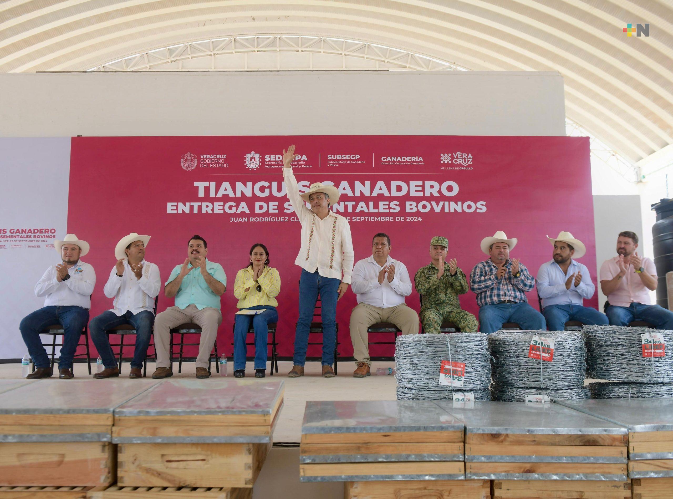 Con voluntad y apoyos directos, Veracruz eleva la calidad y producción ganadera