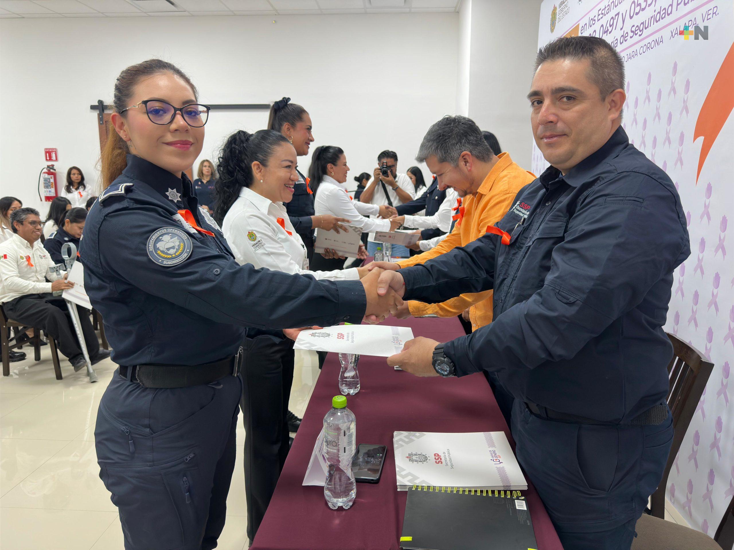 Entrega SSP certificados en Estándares de Competencia a personal operativo y administrativo