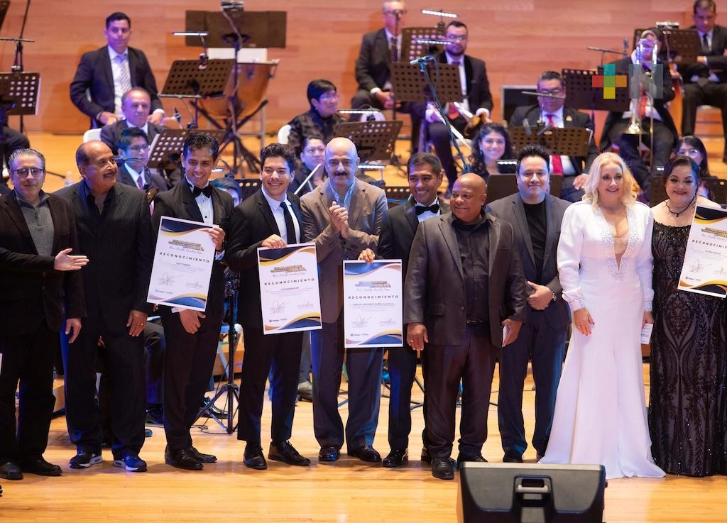 Premian a ganadores del primer Concurso Veracruzano del Bolero