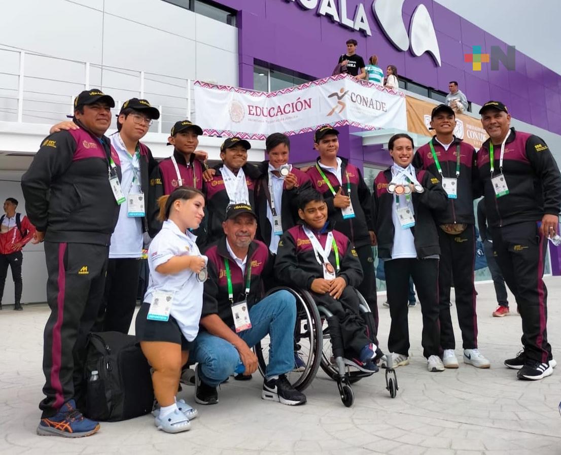 Veracruz suma 12 preseas en paranatación de los Paranacionales Conade 2024