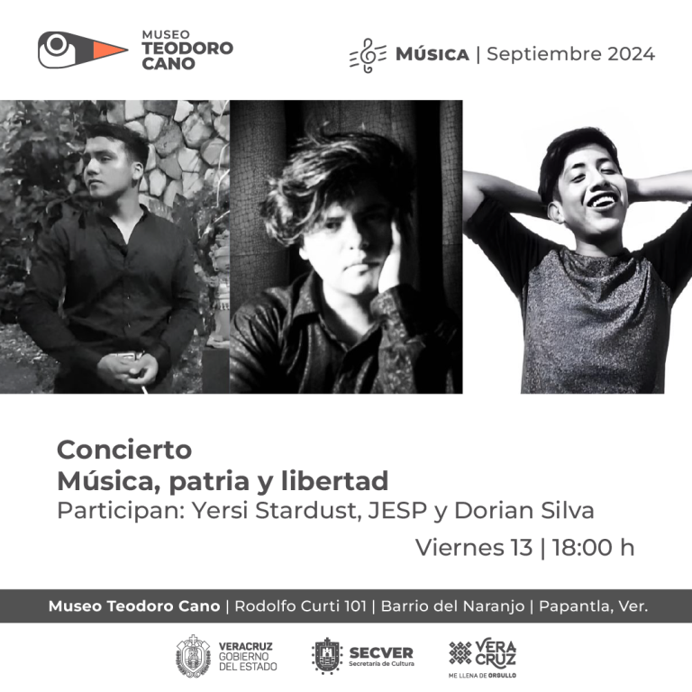 Invitan al concierto Música, Patria y Libertad en el Museo Teodoro Cano