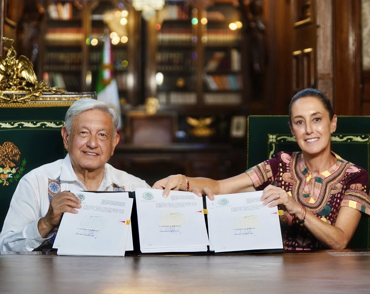 Presidente firma publicación de la reforma al Poder Judicial en el Diario Oficial de la Federación